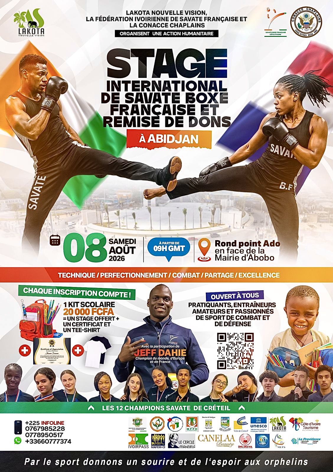 STAGE BOXE SAHRE ET ACTION HUMANITAIRE